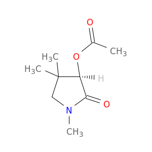 2-Pyrrolidinone, 3-(acetyloxy)-1,4,4-trimethyl-, (R)-
