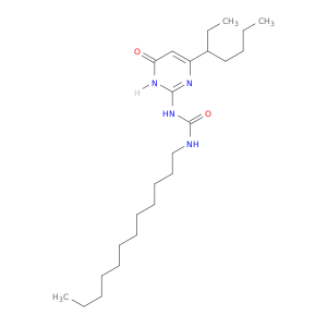 Urea, N-dodecyl-N'-[4-(1-ethylpentyl)-1,6-dihydro-6-oxo-2-pyrimidinyl]-