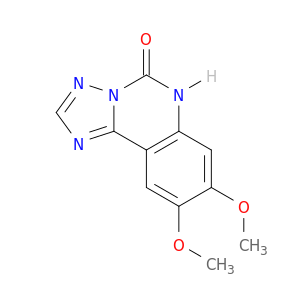 [1,2,4]Triazolo[1,5-c]quinazolin-5(6H)-one, 8,9-dimethoxy-
