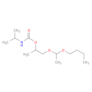 Carbamic acid, (1-methylethyl)-, 2-(1-butoxyethoxy)-1-methylethyl ester