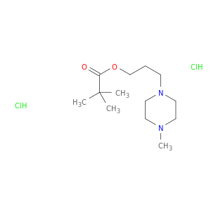 3-(4-methylpiperazin-1-yl)propyl 2,2-dimethylpropanoate dihydrochloride