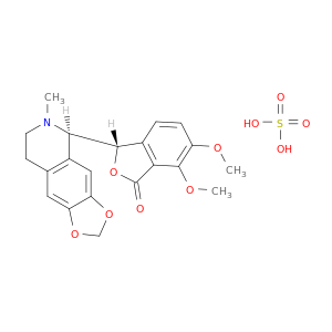 (3s)-6,7-dimethoxy-3-[(5r)-6-methyl-5,6,7,8-tetrahydro[1,3]dioxolo[4,5-g]isoquinolin-5-yl]-2-benzofuran-1(3h)-one sulfate(1:1)