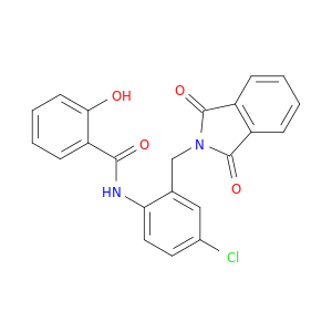 N-(4-氯-2-((1,3-二氧代异吲哚啉-2-基)甲基)苯基)-2-羟基苯甲酰胺