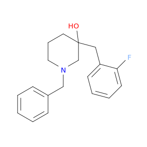 3-Piperidinol, 3-[(2-fluorophenyl)methyl]-1-(phenylmethyl)-