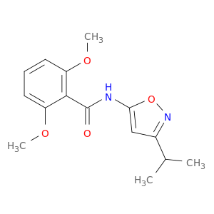Benzamide, 2,6-dimethoxy-N-[3-(1-methylethyl)-5-isoxazolyl]-