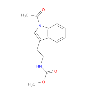 Carbamic acid, [2-(1-acetyl-1H-indol-3-yl)ethyl]-, methyl ester