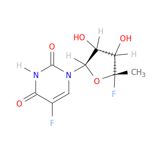 Uridine,5'-deoxy-5-fluoro-4'-C-fluoro- (9CI)