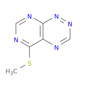 5-(methylsulfanyl)pyrimido[5,4-e][1,2,4]triazine