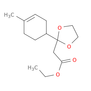 1,3-Dioxolane-2-acetic acid, 2-(4-methyl-3-cyclohexen-1-yl)-, ethyl ester