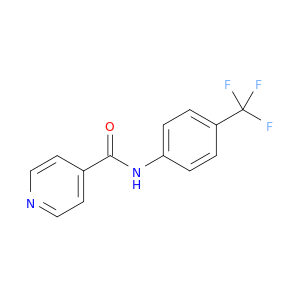 4-Pyridinecarboxamide, N-[4-(trifluoromethyl)phenyl]-