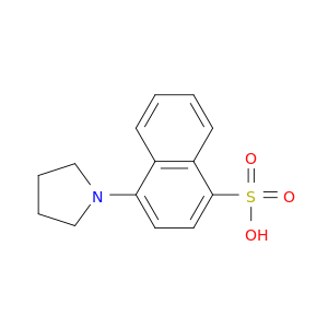 1-Naphthalenesulfonic acid, 4-(1-pyrrolidinyl)-