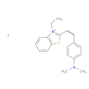 Benzothiazolium,2-[2-[4-(dimethylamino)phenyl]ethenyl]-3-ethyl-, iodide (1:1)