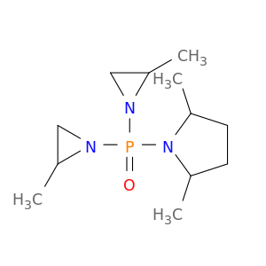 1-[bis(2-methylaziridin-1-yl)phosphoryl]-2,5-dimethylpyrrolidine