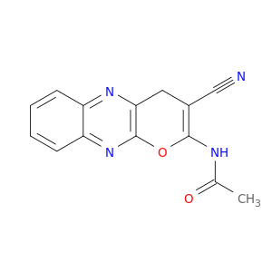 Acetamide, N-(3-cyano-4H-pyrano[2,3-b]quinoxalin-2-yl)-