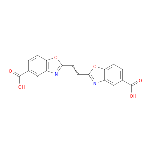 5-Benzoxazolecarboxylic acid, 2,2'-(1,2-ethenediyl)bis-