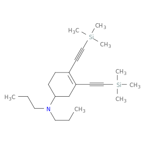 3-Cyclohexen-1-amine, N,N-dipropyl-3,4-bis[(trimethylsilyl)ethynyl]-