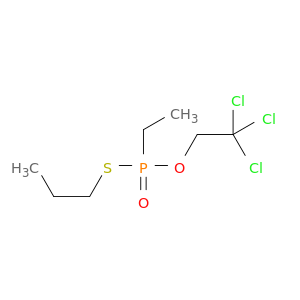 Phosphonothioic acid, ethyl-, S-propyl O-(2,2,2-trichloroethyl) ester