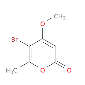 2H-Pyran-2-one, 5-bromo-4-methoxy-6-methyl-
