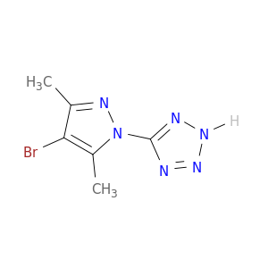 2H-TEtrazole, 5-(4-bromo-3,5-dimethyl-1H-pyrazol-1-yl)-