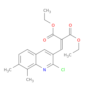 2-Chloro-7,8-dimethyl-3-(2,2-diethoxycarbonyl)vinylquinoline