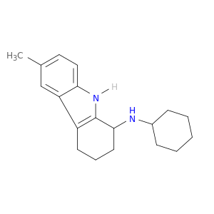 1H-Carbazol-1-amine, N-cyclohexyl-2,3,4,9-tetrahydro-6-methyl-