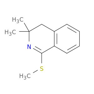 Isoquinoline, 3,4-dihydro-3,3-dimethyl-1-(methylthio)-