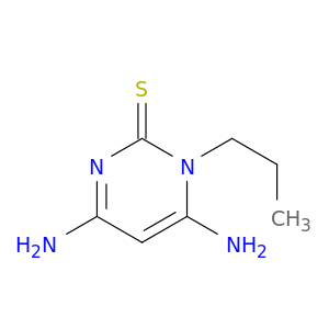 2(1H)-Pyrimidinethione, 4,6-diamino-1-propyl-