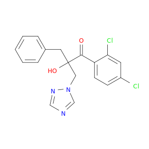 1-(2,4-DICHLOROPHENYL)-2-HYDROXY-3-PHENYL-2-(1H-1,2,4-TRIAZOL-1-YLMETHYL)-1-PROPANONE