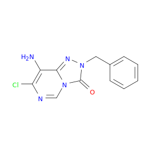 8-氨基-7-氯-2-(苯基甲基)-1,2,4-三唑[4,3-C]嘧啶-3(2h)-酮