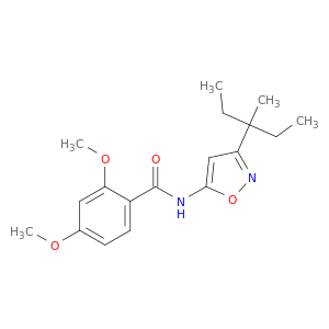 Benzamide, N-[3-(1-ethyl-1-methylpropyl)-5-isoxazolyl]-2,4-dimethoxy-