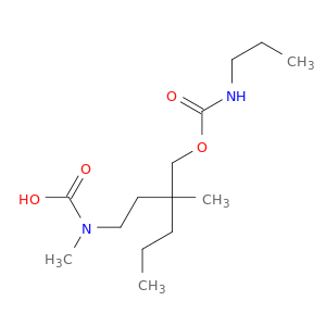 Carbamic acid, propyl-,2-(hydroxymethyl)-2-methylpentyl ester dimethylcarbamate (ester) (8CI)