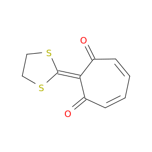 4,6-Cycloheptadiene-1,3-dione, 2-(1,3-dithiolan-2-ylidene)-