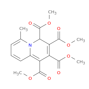 4H-Quinolizine-1,2,3,4-tetracarboxylic acid, 6-methyl-, tetramethyl ester