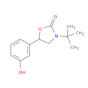2-Oxazolidinone, 3-(1,1-dimethylethyl)-5-(3-hydroxyphenyl)-