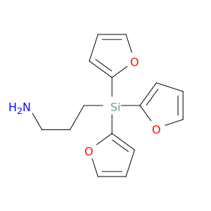 1-Propanamine, 3-(tri-2-furanylsilyl)-
