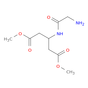 Pentanedioic acid, 3-[(aminoacetyl)amino]-, dimethyl ester