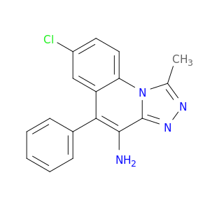 7-氯-1-甲基-5-苯基-[1,2,4]三唑并[4,3-a]喹啉-4-胺
