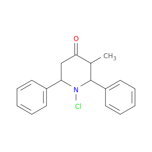 4-Piperidinone, 1-chloro-3-methyl-2,6-diphenyl-