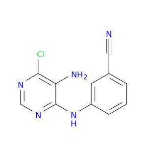 Benzonitrile, 3-[(5-amino-6-chloro-4-pyrimidinyl)amino]-