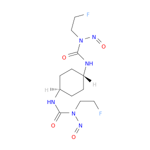 3,3'-cyclohexane-1,4-diylbis[1-(2-fluoroethyl)-1-nitrosourea]