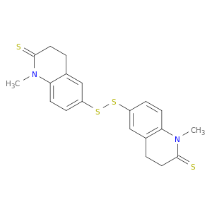 2(1H)-Quinolinethione, 6,6'-dithiobis[3,4-dihydro-1-methyl-