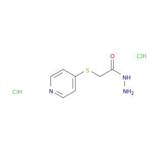 2-(pyridin-4-ylsulfanyl)acetohydrazide dihydrochloride