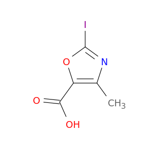 2-Iodo-4-methyloxazole-5-carboxylic acid