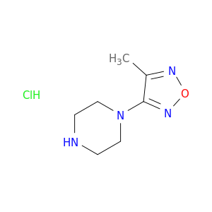 3-Methyl-4-(piperazin-1-yl)-1,2,5-oxadiazole hydrochloride