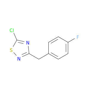 5-Chloro-3-[(4-fluorophenyl)methyl]-1,2,4-thiadiazole
