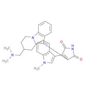 3-(8-((Dimethylamino)methyl)-6,7,8,9-tetrahydropyrido(1,2-a)indol-10-yl)-4-(1-methyl-1H-indol-3-yl)-1H-pyrrole-2,5-dione