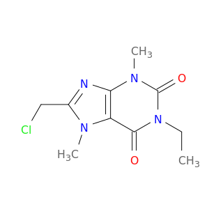 1H-Purine-2,6-dione, 8-(chloromethyl)-1-ethyl-3,7-dihydro-3,7-dimethyl-