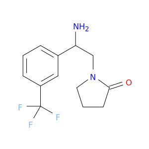 1-{2-Amino-2-[3-(trifluoromethyl)phenyl]ethyl}pyrrolidin-2-one