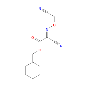 Acetic acid, cyano[(cyanomethoxy)imino]-, cyclohexylmethyl ester, (E)-