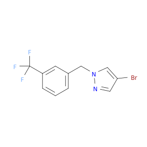 4-Bromo-1-{[3-(trifluoromethyl)phenyl]methyl}-1H-pyrazole